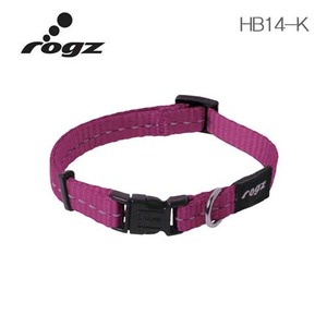로그즈 유틸리티 목줄 나이트라이프 HB14-K 핑크 S